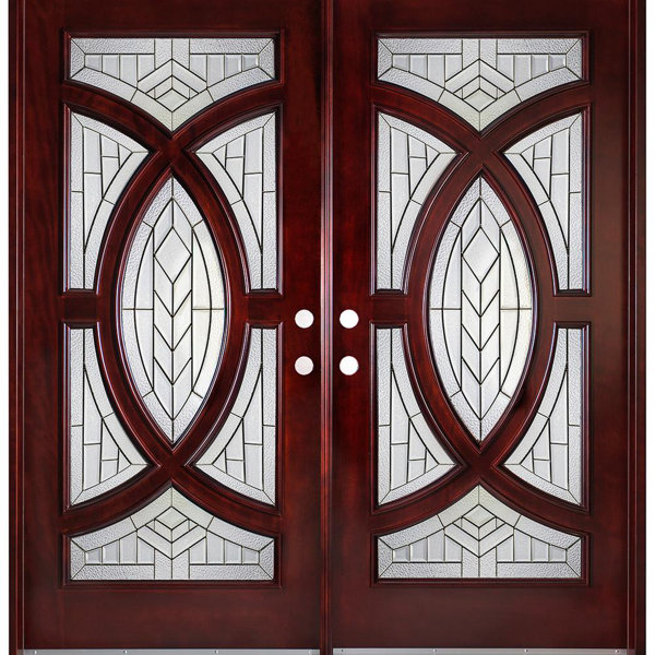 Door Destination Prairie Paneled Wood Front Entry Doors & Reviews Wayfair